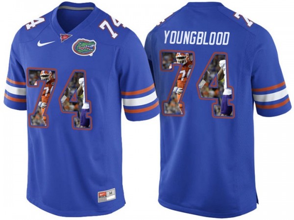 Jack Youngblood Florida Gators Jersey Royal Blue #74 Football